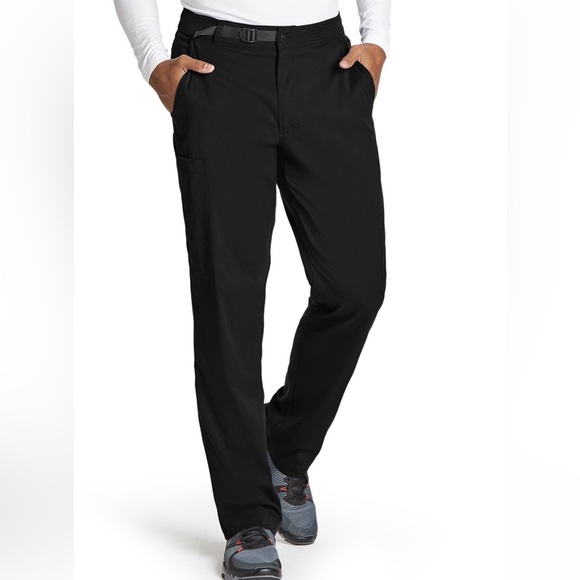 Grey’s Anatomy Spandex Stretch'‎ Men's 4-pocket Zip Fly Cargo Pant - Picture 1 of 10